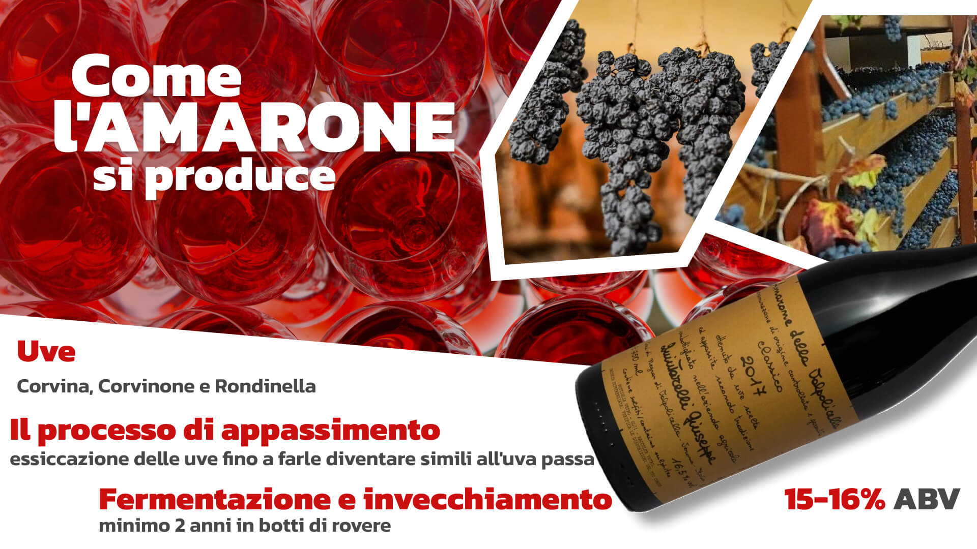 Come si produce l'Amarone