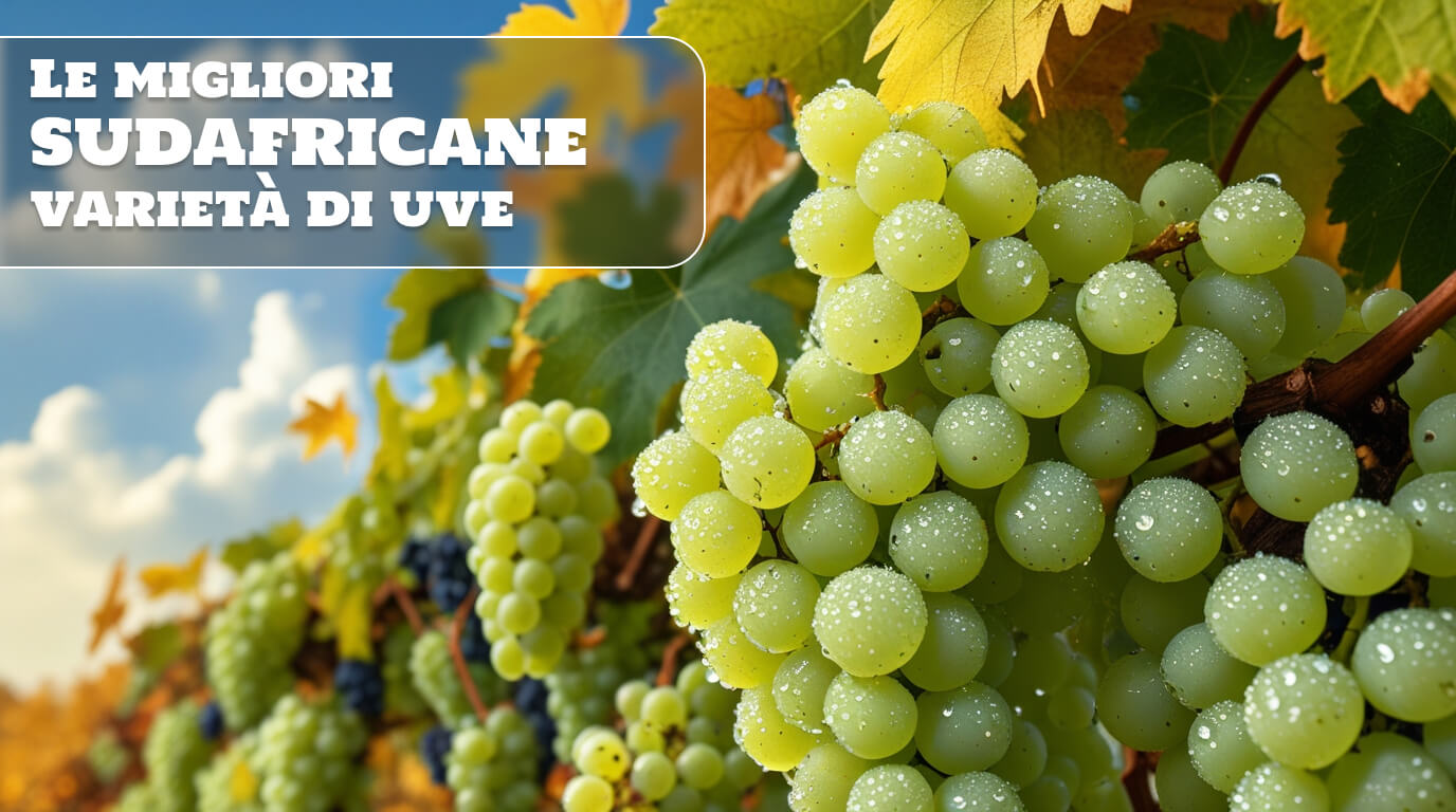Le migliori varietà di uve sudafricane
