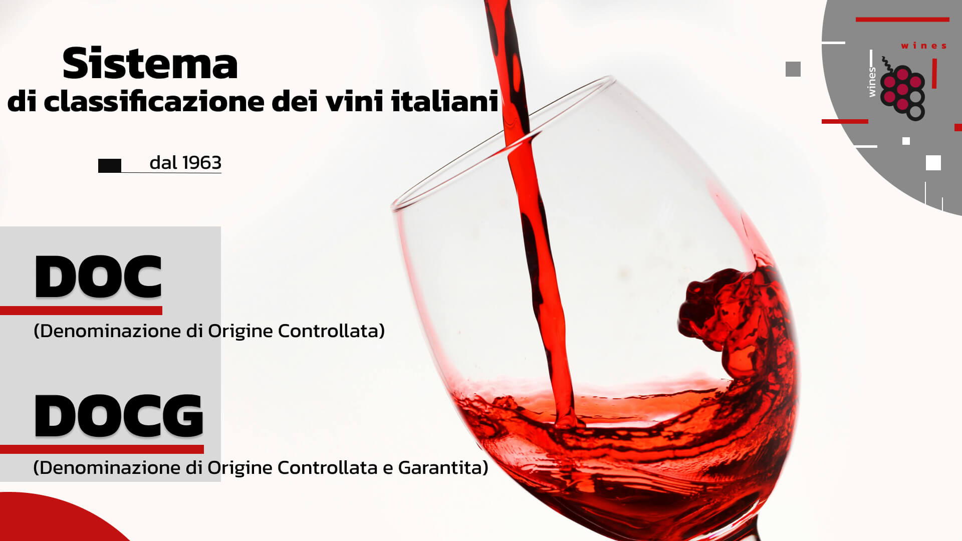 Sistema di classificazione dei vini italiani